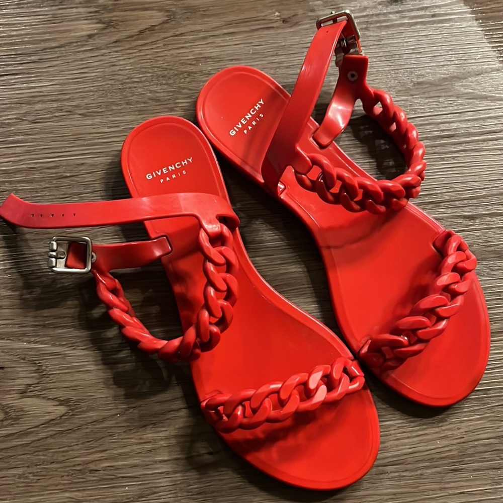 Givenchy jelly chain-link sandal